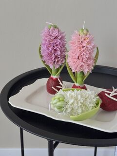 Свеча "Гиацинт с луковицей", изображение 2