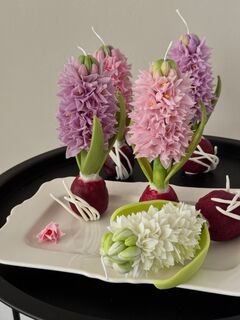 Свеча "Гиацинт с луковицей", изображение 3